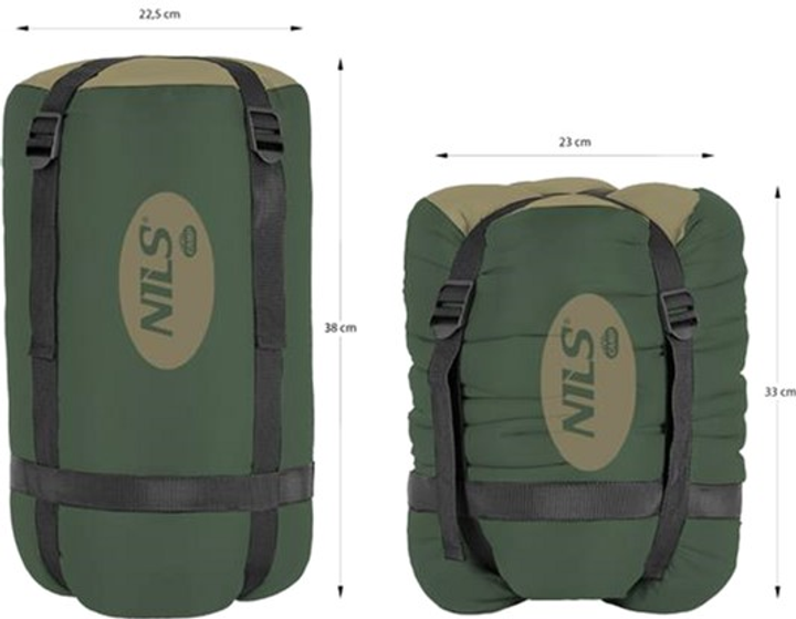 Спальний мішок Nils Camp NC2012 Зелений (5907695544787) - зображення 11