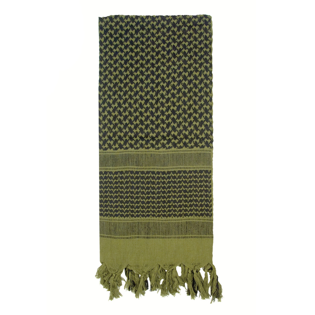 Арафатка тактична військова Шемаг, кефія Rothco Shemagh Tactical Desert Keffiyeh Scarf oliv drab - зображення 1