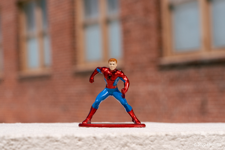 Zestaw metalowych figurek kolekcjonerskich Jada Marvel Człowiek Pająk 8 4 cm x 18 sztuk (4006333081743) - obraz 10