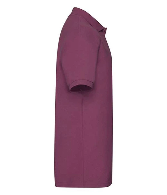 Футболка поло чоловіча Fruit of the Loom 65/35 Heavy polo L Бордовий (063204041L) - зображення 2