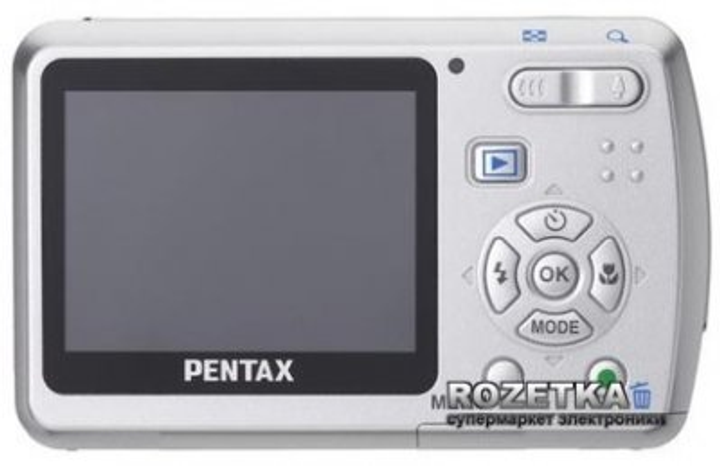 Фотоаппарат Pentax Optio E50 Silver купить на ROZETKA