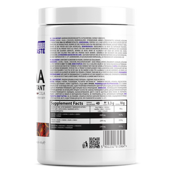 Аминокислоты Ostrovit BCAA Instant 400 g Pure - изображение 2