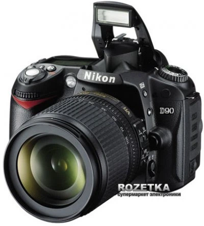 Nikon　D90 Фотоапарат Nikon D90 18-105VR Kit (VBA230K001) купити на ROZETKA