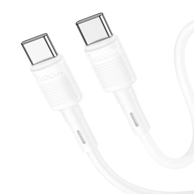 Кабель HOCO Type-C to Type-C Victory charging data cable X83 |1M, 60W, 3A| 4757602 - Фото 9 Кабель HOCO Type-C to Type-C Victory charging data cable X83 |1M, 60W, 3A| 4757602 - зображення 9