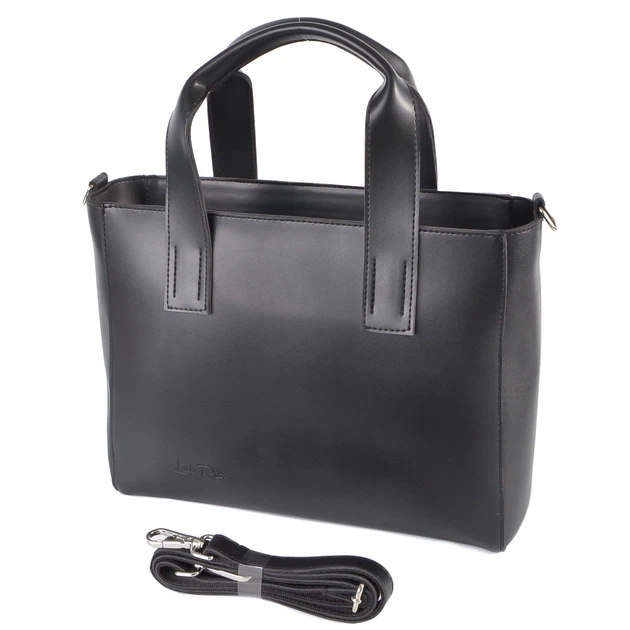 ЧОРНА - велика каркасна якісна сумка у стилі "Tote Bag", відділення на блискавці (Луцьк, 798) 4643625 - Фото 1 ЧОРНА - велика каркасна якісна сумка у стилі "Tote Bag", відділення на блискавці (Луцьк, 798) 4643625 - зображення 1