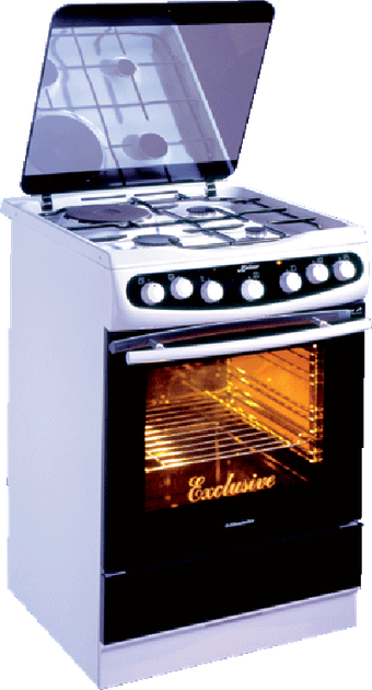 Газовая плита с электрической духовкой KAISER HGE 60301 NW – фото ...