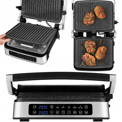 Электрогриль Zeegma GRILL CHEF Silver 4763464 - Фото 2 Электрогриль Zeegma GRILL CHEF Silver 4763464 - изображение 2