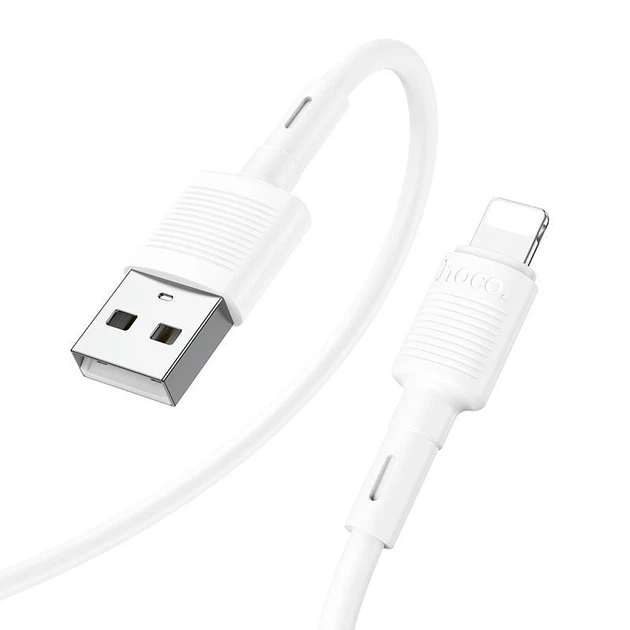 Кабель HOCO Lightning Victory charging data cable X83 |1m, 2.4A| 4757402 - изображение 6