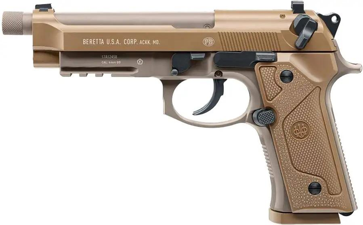 Пистолет страйкбольный Umarex Beretta M9A3 FM СО2 кал. 6 мм ВВ. FDE (39860314) - изображение 1