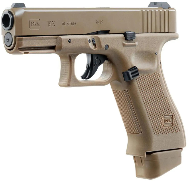 Пістолет страйкбольний Umarex Glock 19X СО2 кал. 6 мм ВВ (39860296) - зображення 2