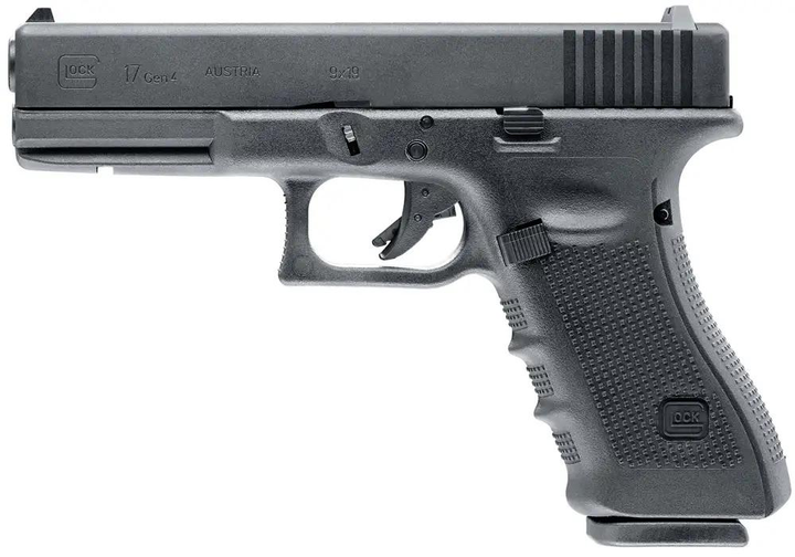 Страйкбольний пістолет Umarex Glock 17 Gen 4 Gas кал. 6мм. Black - зображення 1