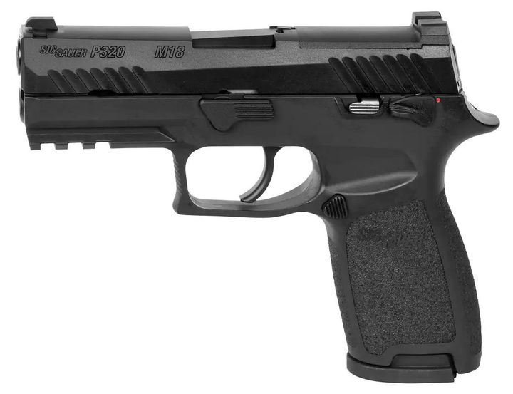 Страйкбольний пістолет Sig Sauer Air ProForce P320-M18 Green Gas. кал. 6 мм ВВ. Black (16250219) - зображення 1