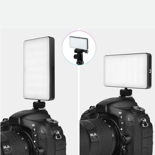 Накамерный дополнительный свет RGB для фото и видео Luxceo W140 - светодиодная LED панель для селфи на аккумуляторе - изображение 8