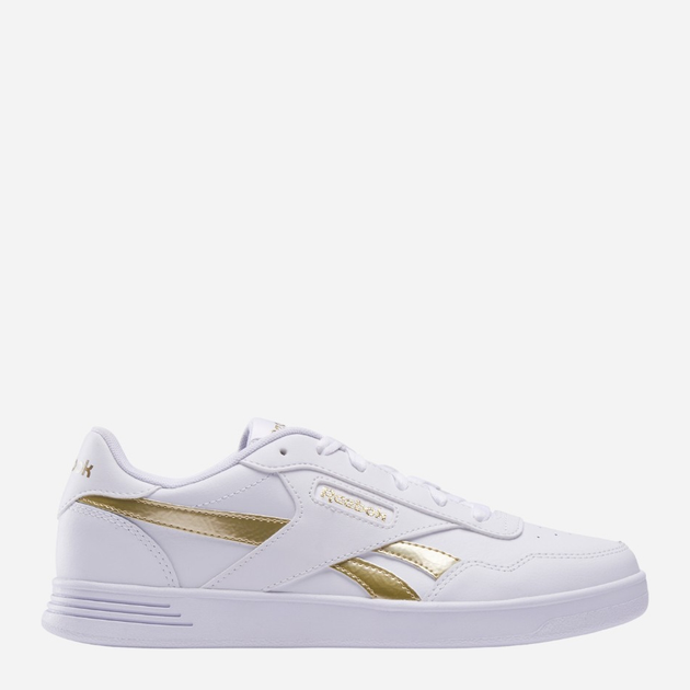 Жіночі кеди низькі Reebok Court Advance 100202590 37 (4UK) Білий/Золотистий (1200143820230) - зображення 1