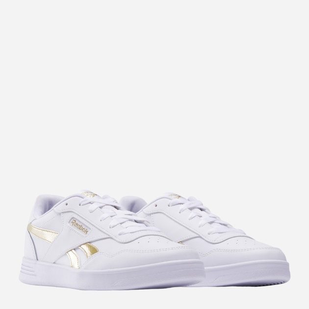 Жіночі кеди низькі Reebok Court Advance 100202590 37.5 (4.5UK) Білий/Золотистий (1200143820247) - зображення 2