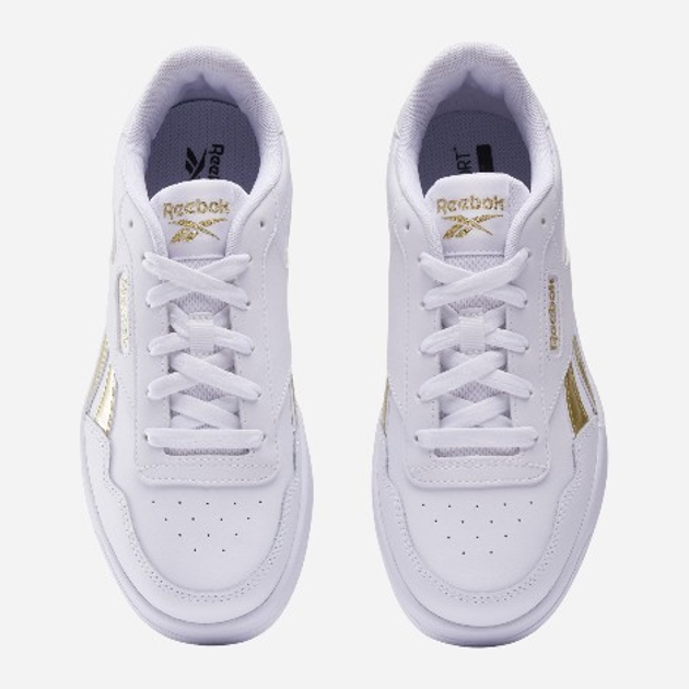 Sneakersy damskie do kostki Reebok Court Advance 100202590 38 (5UK) Biały/Złocisty (1200143820254) - obraz 4