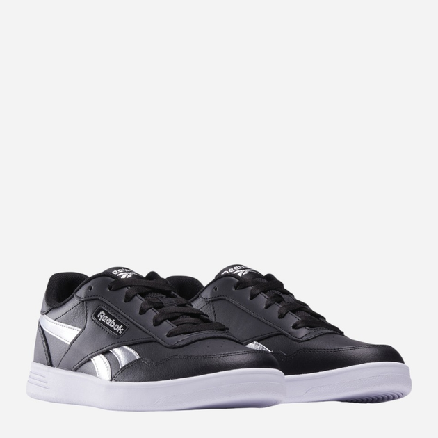 Sneakersy damskie do kostki Reebok Court Advance 100202591 37 (4UK) Czarny/Srebrny (1200143820360) - obraz 2