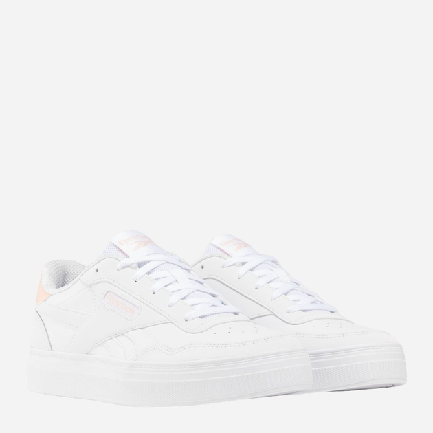 Sneakersy damskie do kostki Reebok Court Advance Bold 100207970 41 (7.5UK) Białe (1200143735152) - obraz 2