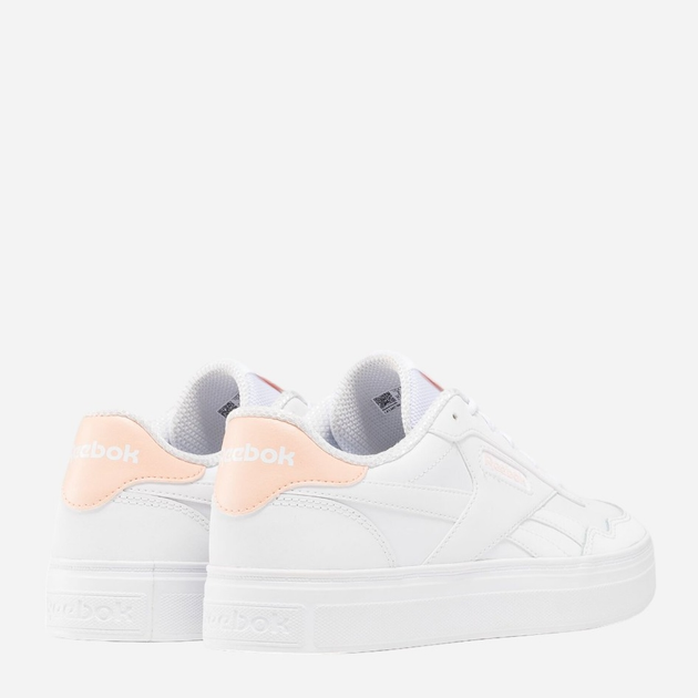 Sneakersy damskie do kostki Reebok Court Advance Bold 100207970 42 (8UK) Białe (1200143735169) - obraz 4