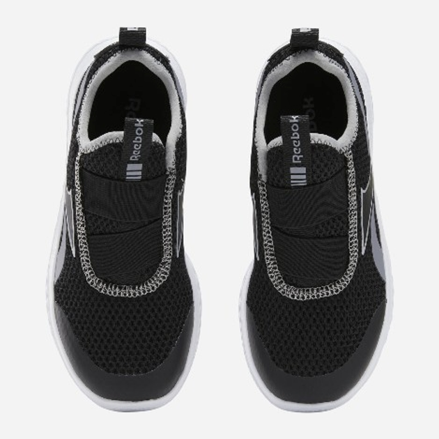 Buty do biegania chłopięce Reebok Rush Runner Slip-on 100202253 32 (1UK) Czarne (1200143760673) - obraz 4