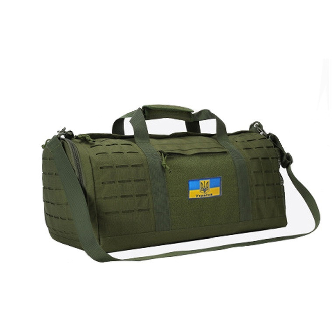 Тактическая походная сумка Solve Molle на 40 л Laser Олива KT6003101 - изображение 1