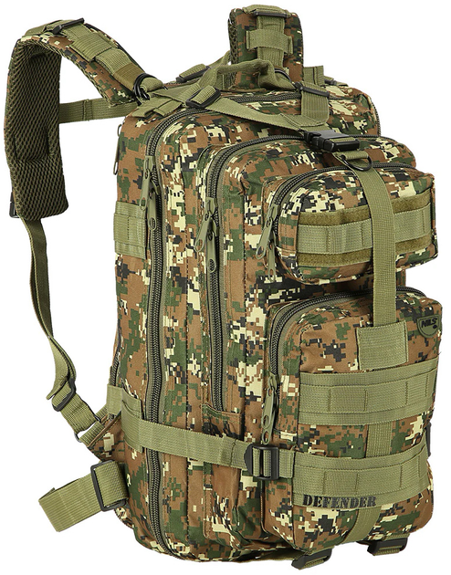 Туристичний рюкзак Nils Camp NC7204 Camo Зелений (5907695549614) - зображення 1