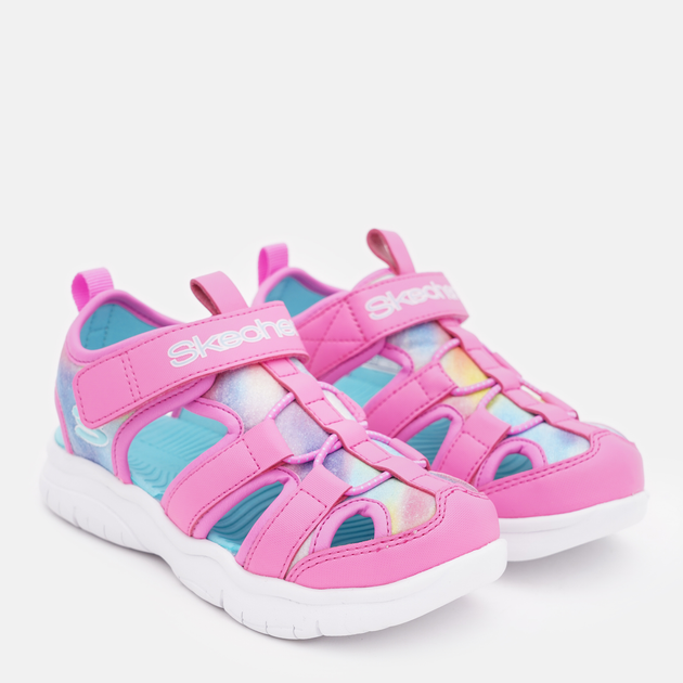 Детские спортивные сандалии для девочки Skechers 303276L HPMT 28.5 Розовые (197627638256) 
