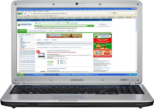 Ноутбук Samsung R530 (NP-R530-JA02UA) Red - Фото 3 Ноутбук Samsung R530 (NP-R530-JA02UA) Red - изображение 3