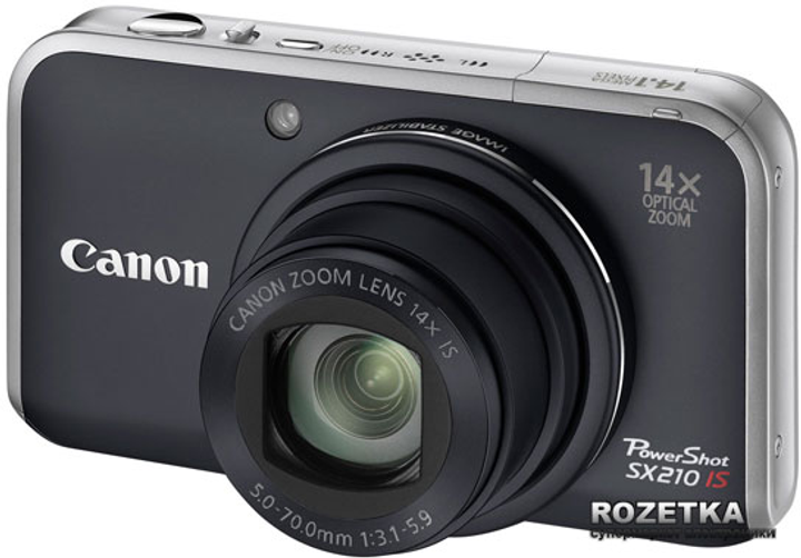 Фотоаппарат Canon PowerShot SX210 IS Black Официальная Гарантия.