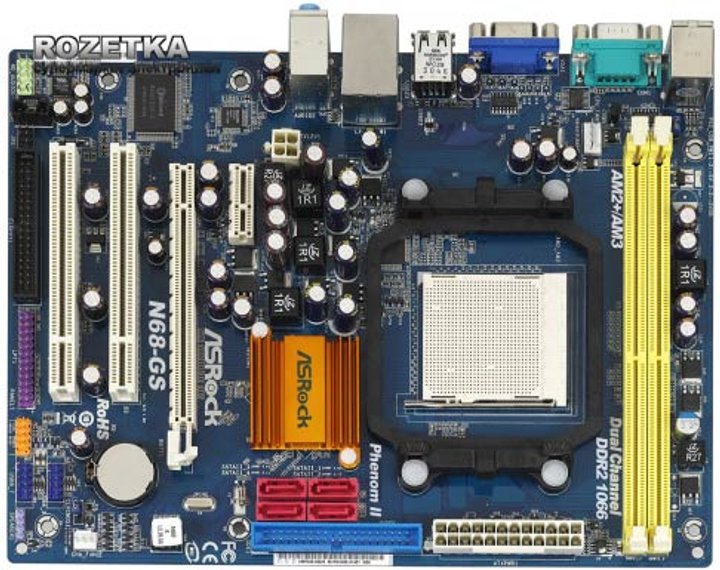 Asrock n68pv gs не стартует