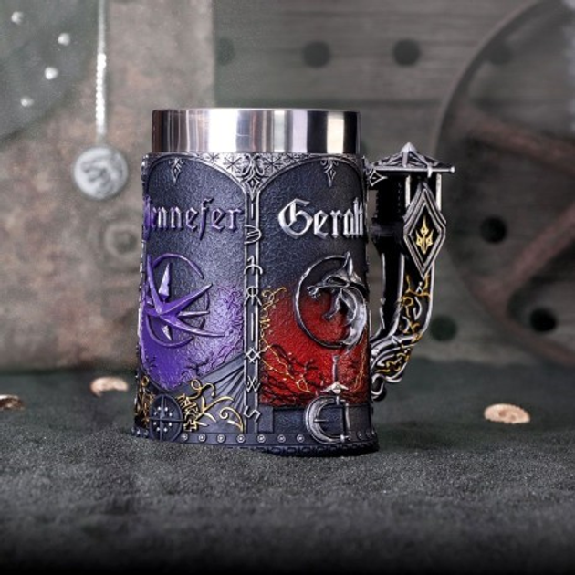 Kufel Nemesis Now The Witcher Trinity Tankard Wiedzmin Trinity kolekcjonerski 500 ml (801269146931) - obraz 8