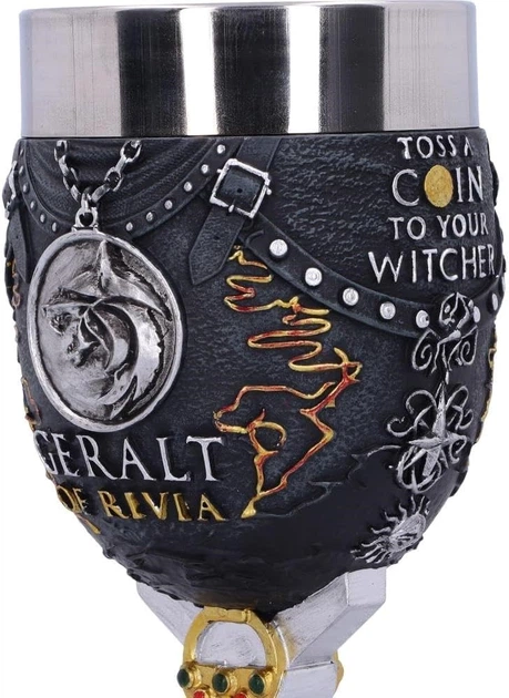 Puchar Nemesis Now The Witcher Geralt of Rivia Goblet Wiedzmin Geralt z Rivii kolekcjonerski 350 ml (801269146962) - obraz 4