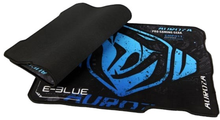 Podkładka gamingowa E-Blue Auroza 36.5 x 26.5 cm Control Speed Czarno-niebieska (EMP011BK-M) - obraz 5