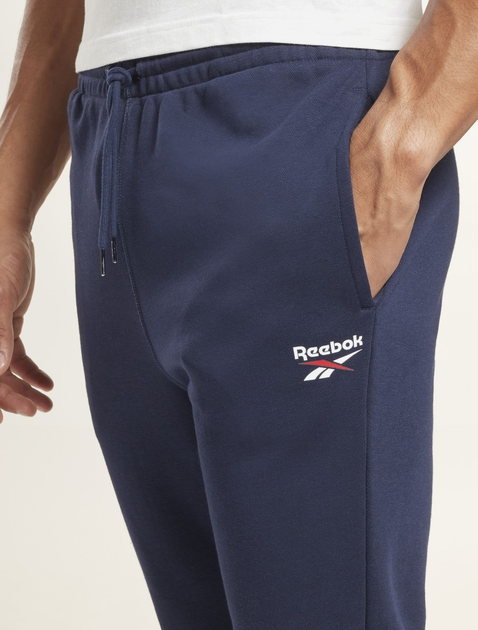 Спортивні штани чоловічі Reebok Identity Small Logo Ft Jogger 100049529 2XL Темно-сині (4066751213492) - зображення 5