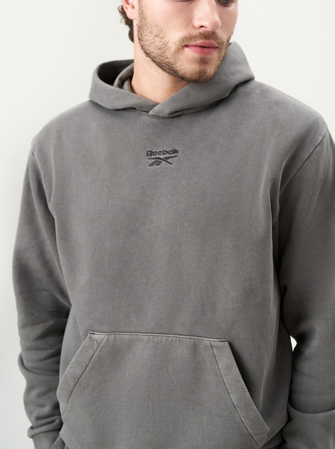 Худі чоловіче Reebok Ri Washed Oth Hood 100205480 S Чорне (1200143834190) - зображення 2