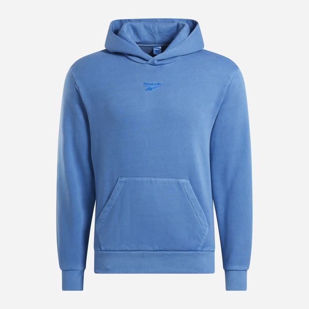 Худі чоловіче Reebok Ri Washed Oth Hood 100205482 2XL Синє (1200143834374) - зображення 1