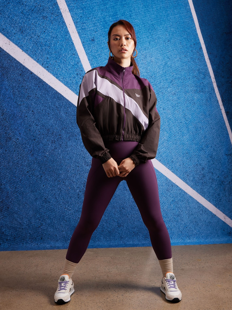 Спортивна кофта жіноча Reebok Cl Fr Track Top 100206054 XL Чорна (1200143860588) - зображення 2