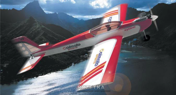 Kyosho Calmato 40 Sports (White-Red ARF Version) (11215RB) – фото