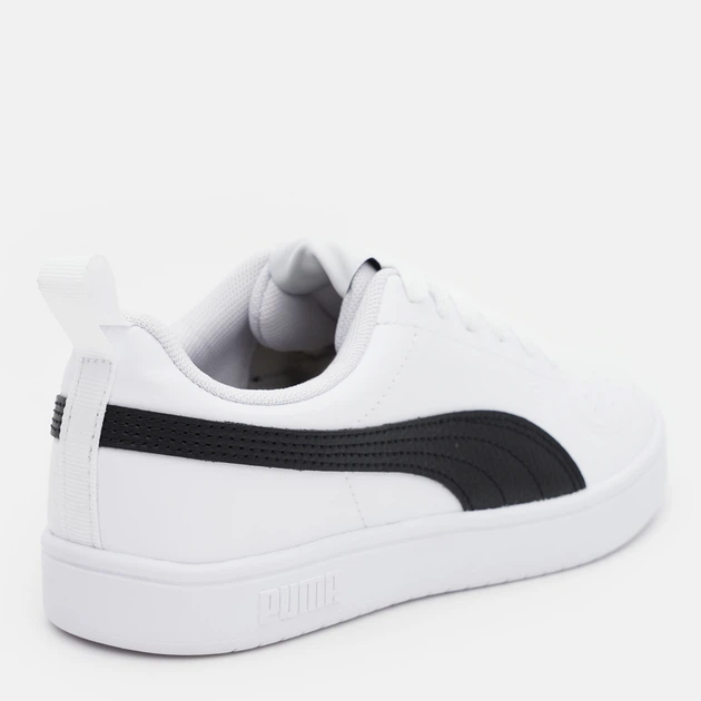 Sneakersy chłopięce Puma Rickie JR 38431103 37 Białe z czarnym (4064536267746) - obraz 4