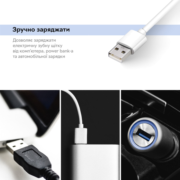 Електрична зубна щітка RZTK SONIC White - зображення 11
