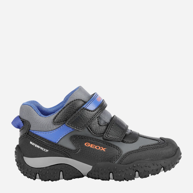 Buty sportowe chłopięce na rzepy Geox J162YA050BU-C0245 31 Czarny/Szary (8050036182715) - obraz 1