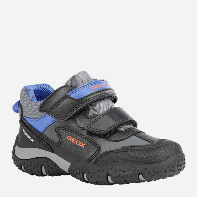 Buty sportowe chłopięce na rzepy Geox J162YA050BU-C0245 31 Czarny/Szary (8050036182715) - obraz 2