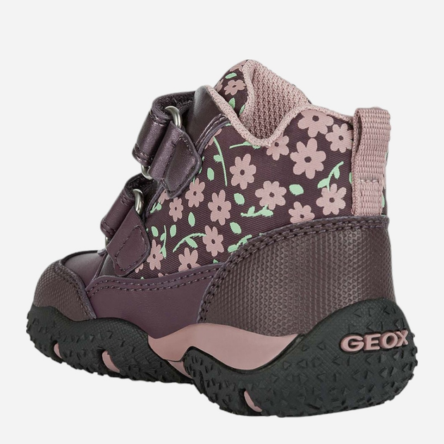 Дитячі демісезонні черевики для дівчинки Geox B2654A0CEMN-CF88F 26 Баклажанові (8050036681577) - зображення 3