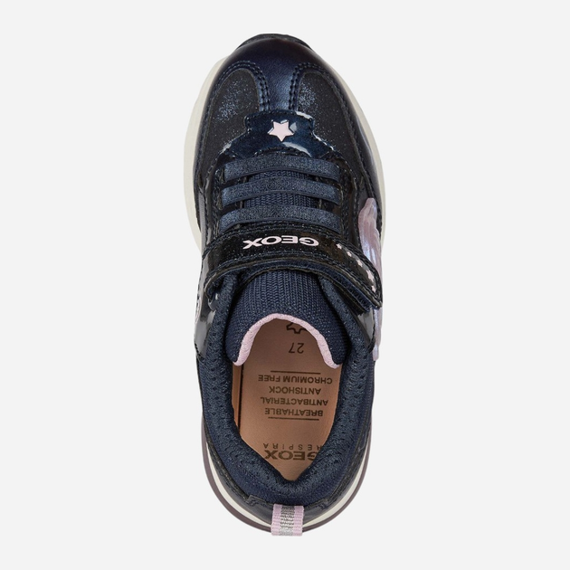 Sneakersy dziecięce dla dziewczynki Geox J268VB0BLAJ-C0694 29 Granatowe (8050036808431) - obraz 4