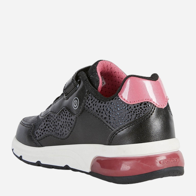 Sneakersy młodzieżowe dziewczęce Geox J268VC0NFDH-C0922 36 Czarne (8050036808653) - obraz 3
