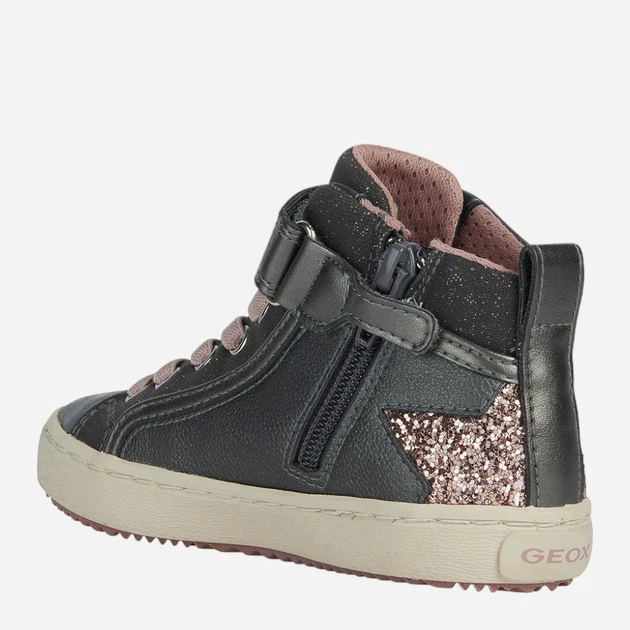 Дитячі демісезонні черевики для дівчинки Geox J944GM0BCEW-C1FK8 32 Сірі (8050036815446) - зображення 3