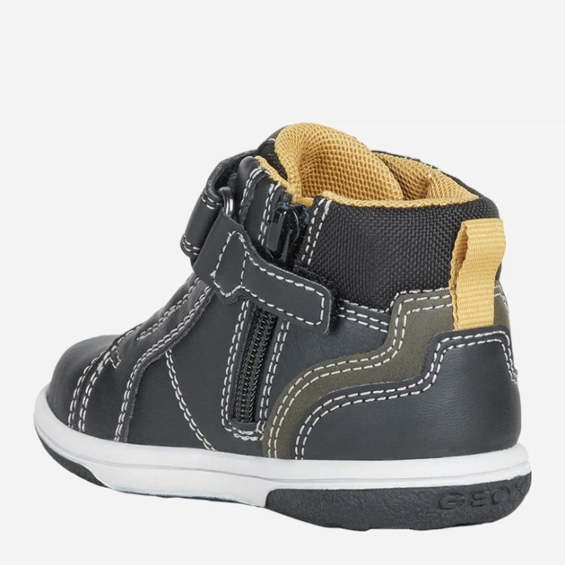 Дитячі демісезонні черевики для хлопчика Geox B1637B054FU-C9241 24 Чорні (8050036389527) - зображення 3