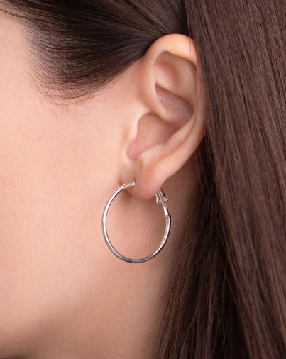 Набор серёжек 6 пар бижутерия кольца конго висячие Серебристые Fashion Jewelry 2,5 - 5 см (II) 20390 - Фото 6 Набор серёжек 6 пар бижутерия кольца конго висячие Серебристые Fashion Jewelry 2,5 - 5 см (II) 20390 - изображение 6