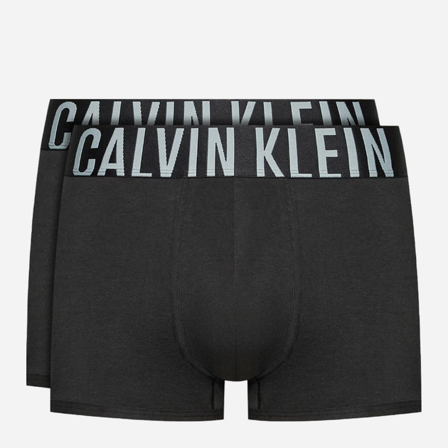 Zestaw szortów Calvin Klein Underwear Trunk 2Pk 000NB2602A-UB1 S 2 szt. Czarny (8719853379820) - obraz 1