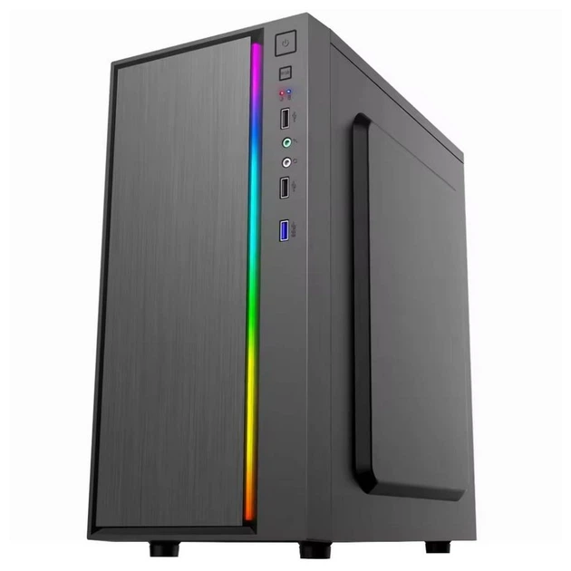 Корпус Casecom GN-1706 без БЖ USB3.0 mATX, Black - зображення 8